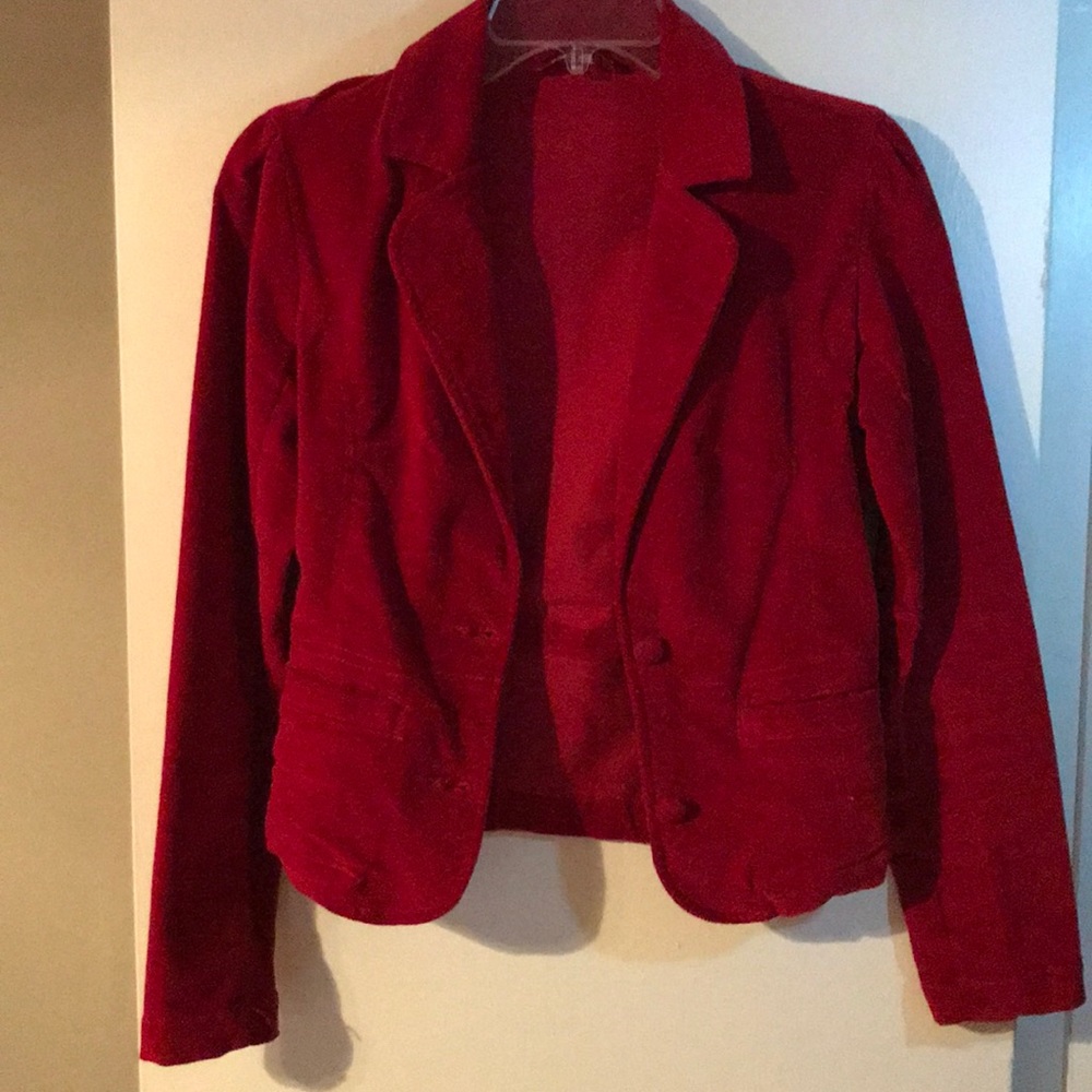 Crushed Velvet blazer